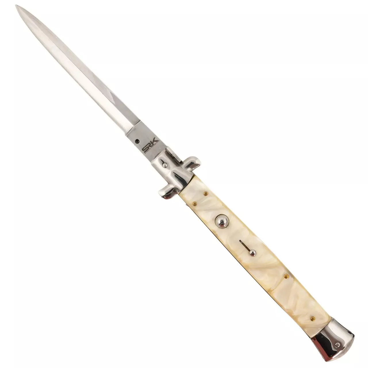 Steel River Knives Spartan Italian Dagger 6″ Mother of Pearl Handle