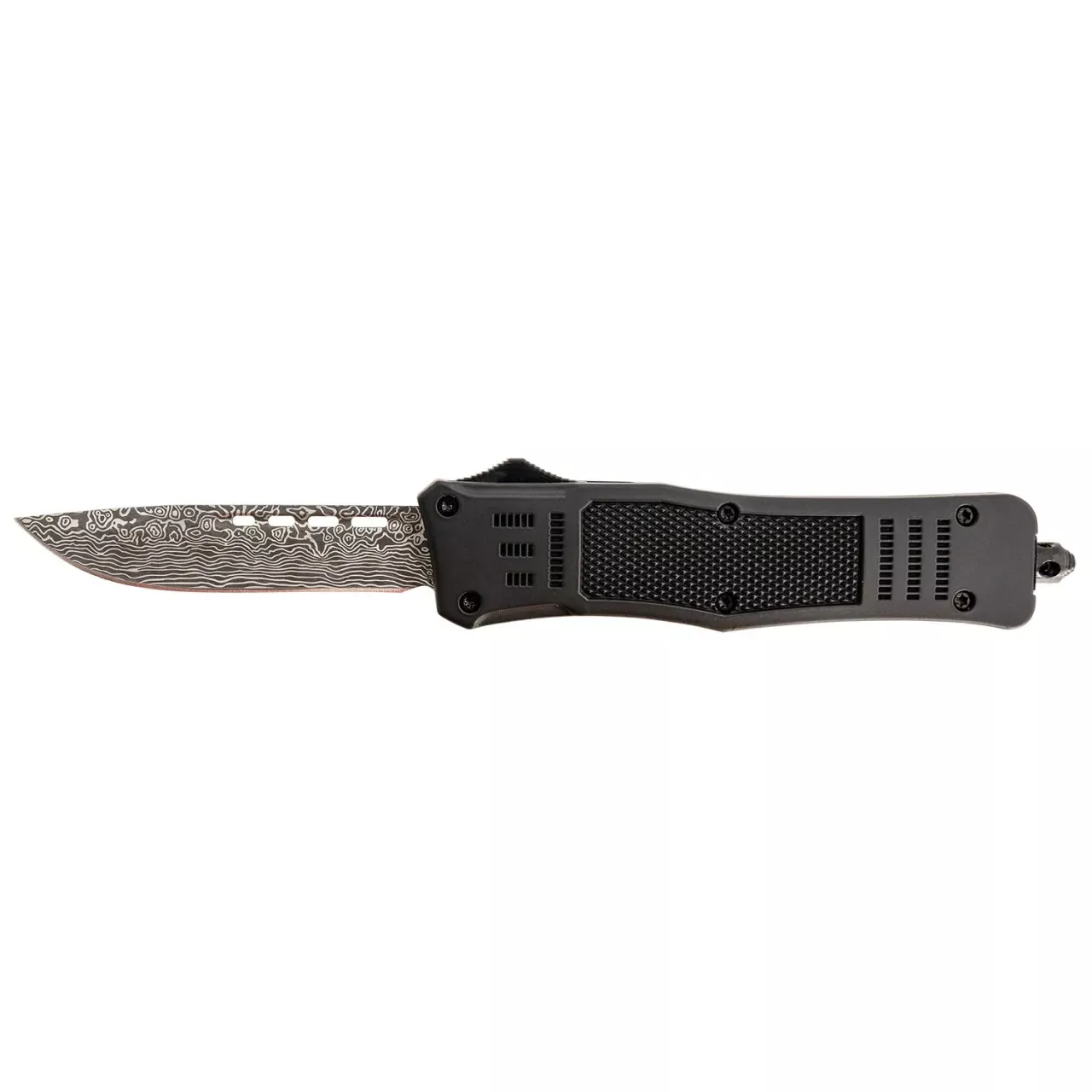 Steel River Knives Spartan Medium OTF Knife 3.25" Black