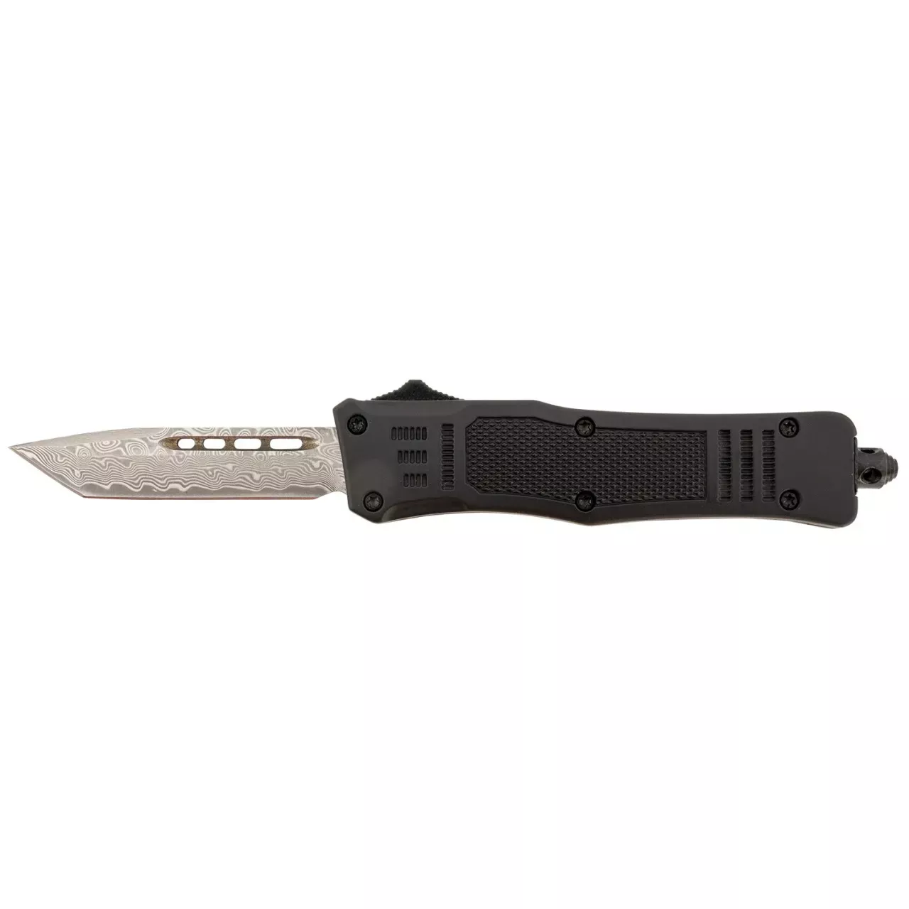 Steel River Knives Spartan Mini Knife 2.75″ OTF Tanto Plain Black