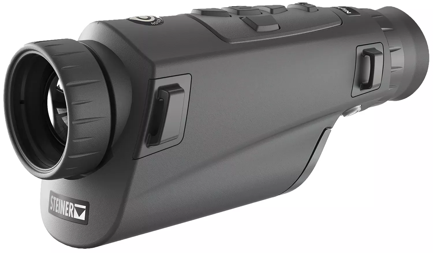 Steiner Nighthunter H35 GenII Thermal Monocular 1-8x35mm 400×300 12 Micron 50 Hz Resolution Matte Black