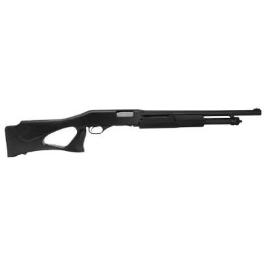Stevens 23246 320 Security 12 Gauge 3″ 5+1 18.50″ Matte Black Chrome Lined Barrel, Fixed Thumbhole Stock, Bead Sight
