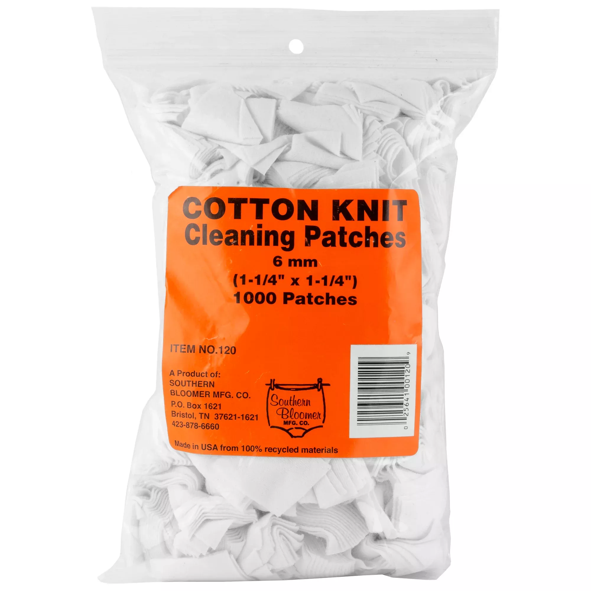 Sthrn Blmr 6mm 1-1/4x1-1/4" 1000/bag