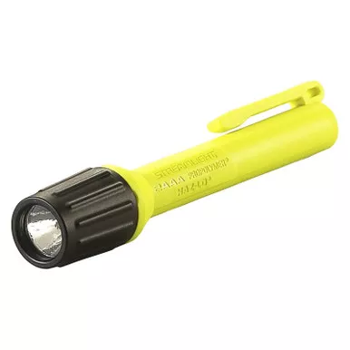 STREAMLIGHT 2AAA ProPolymer HAZ-LO Yellow 60 Lumen Flashlight w/ Alkaline Batteries