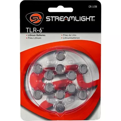 Streamlight 69281 CR 1/3N Lithium Batteries, 12 Pack for TLR-6