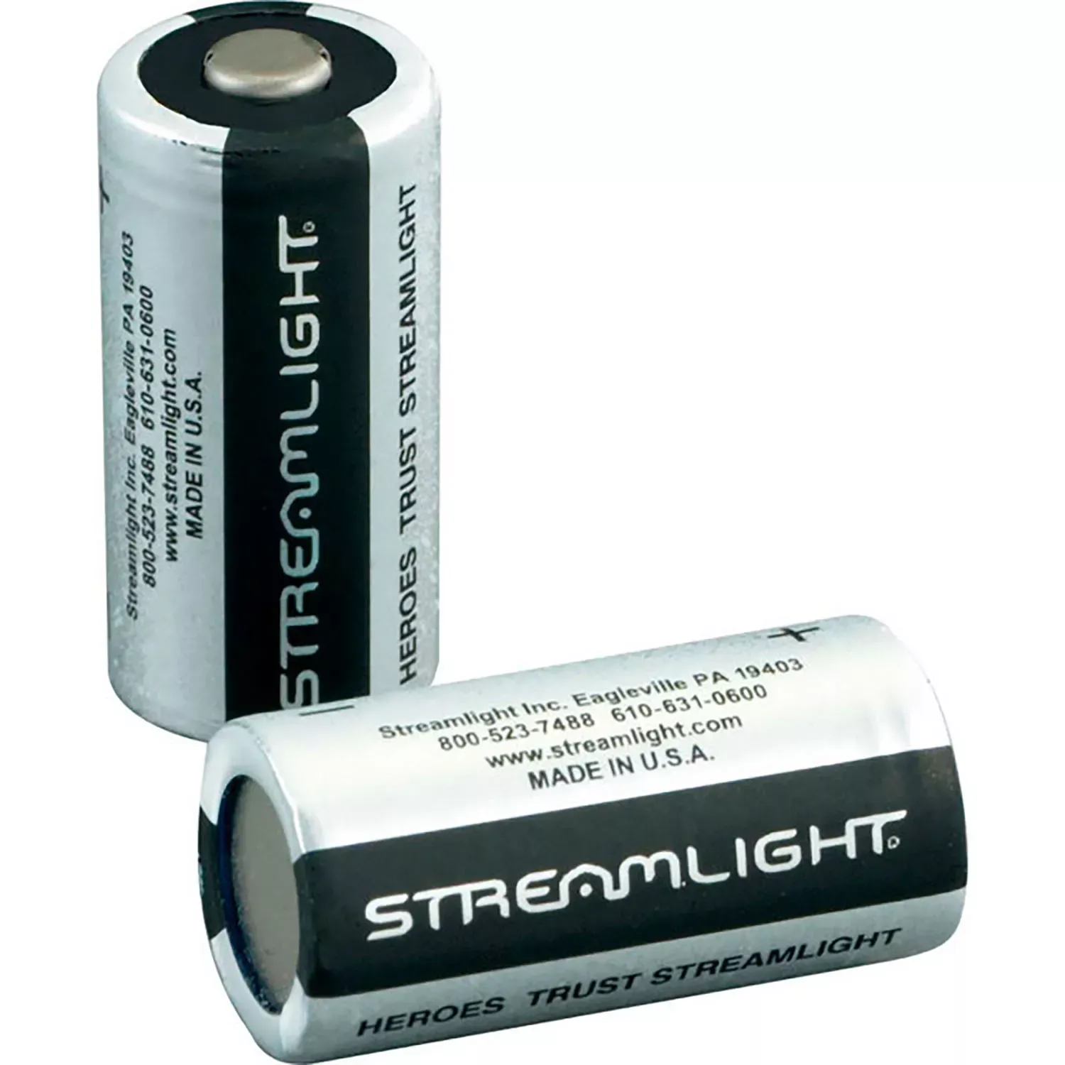 Streamlight CR123A 3V Li-Ion 2 Batteries Per Pack