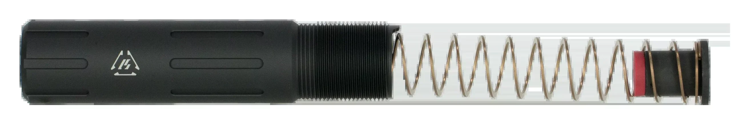 Strike Buffer Tube, Si Ar-spre-slick-bkAr Shrt Pst Rec Buffer Tube