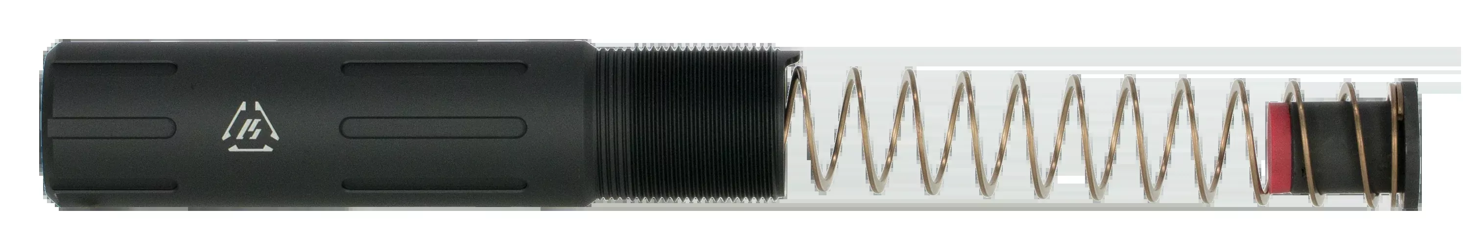 Strike Buffer Tube, Si Ar-spre-slick-bkAr Shrt Pst Rec Buffer Tube