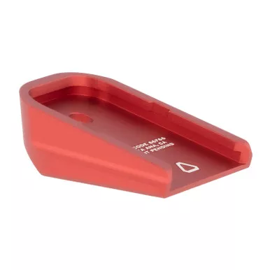 Strike Industries GALBPRED Base Plate Compatible w/Glock Except 20/21/26/27/33/39, Red Aluminum