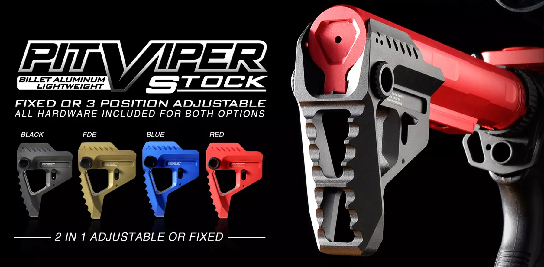 Strike Pit Viper Stock, Si Strike-pit-redPit Viper Stock