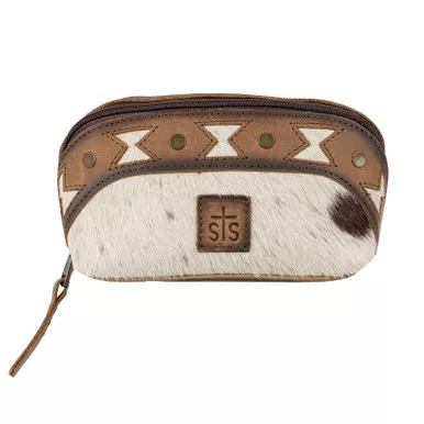 STS RANCHWEAR Roswell Cowhide Belle Makeup Pouch (STS-32417)