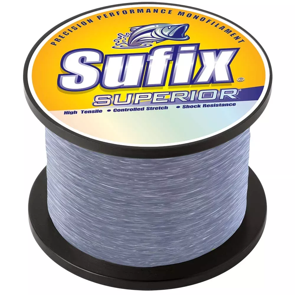 Sufix Superior Smoke Blue Monofilament – 30lb – 450 yds
