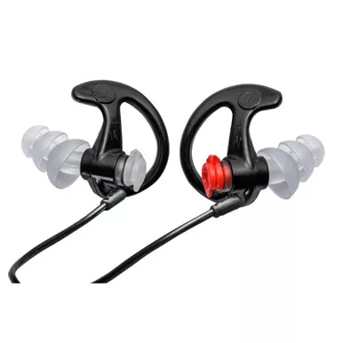 SUREFIRE EP4 Sonic Defender Plus Medium Filtered Flanged Earplugs (EP4-BK-MPR)