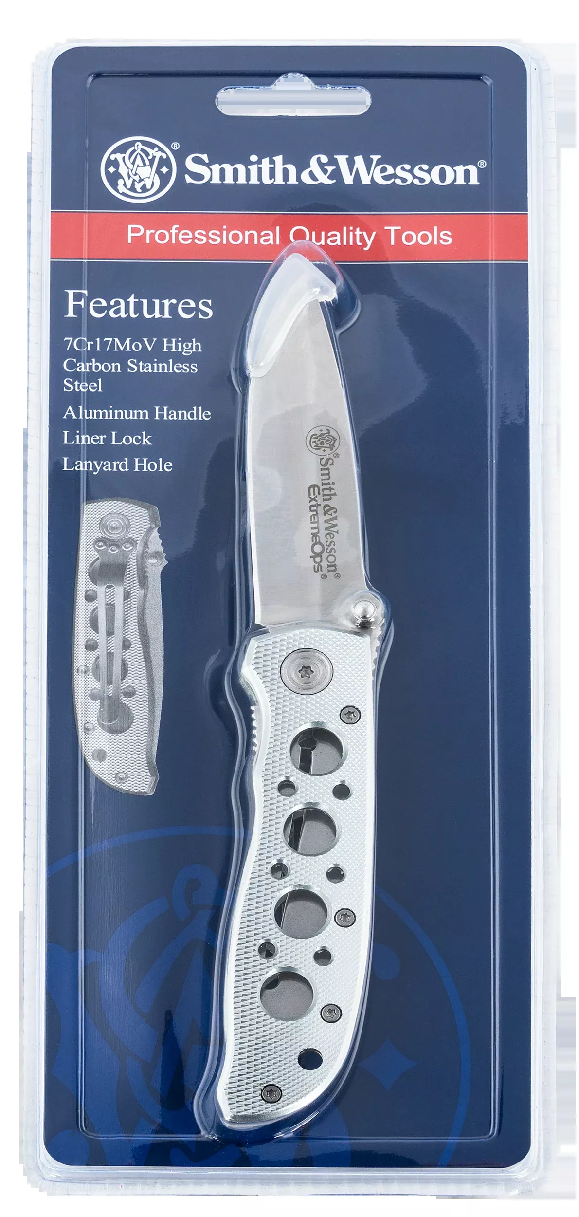Sw Knives Extreme Ops, S&w Ck105hcpExtreme Ops 4.1 Plain Silver