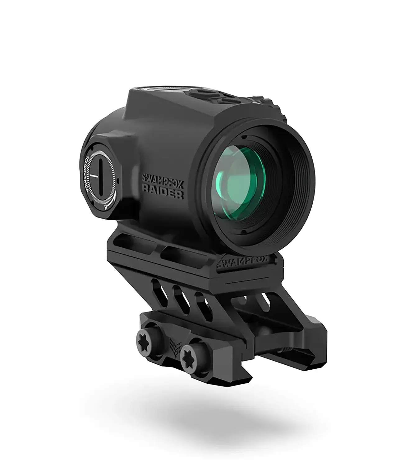 Swampfox Optics Raider Micro Prism 1x20 Green Prism Sight 6 MOA RMPS120RB