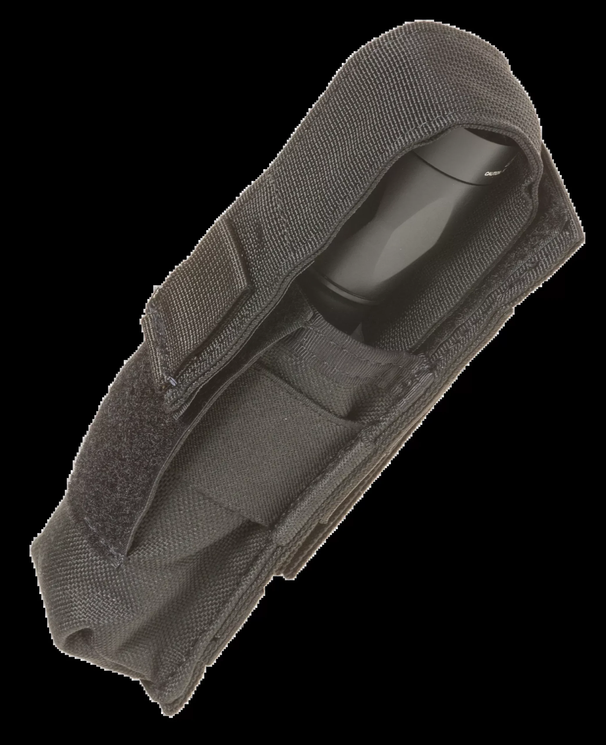 Tacshield (military Prod) Suppressor/light Pouch, Tacshield T4001bk Univ Light/suppressr M-pouch Bk