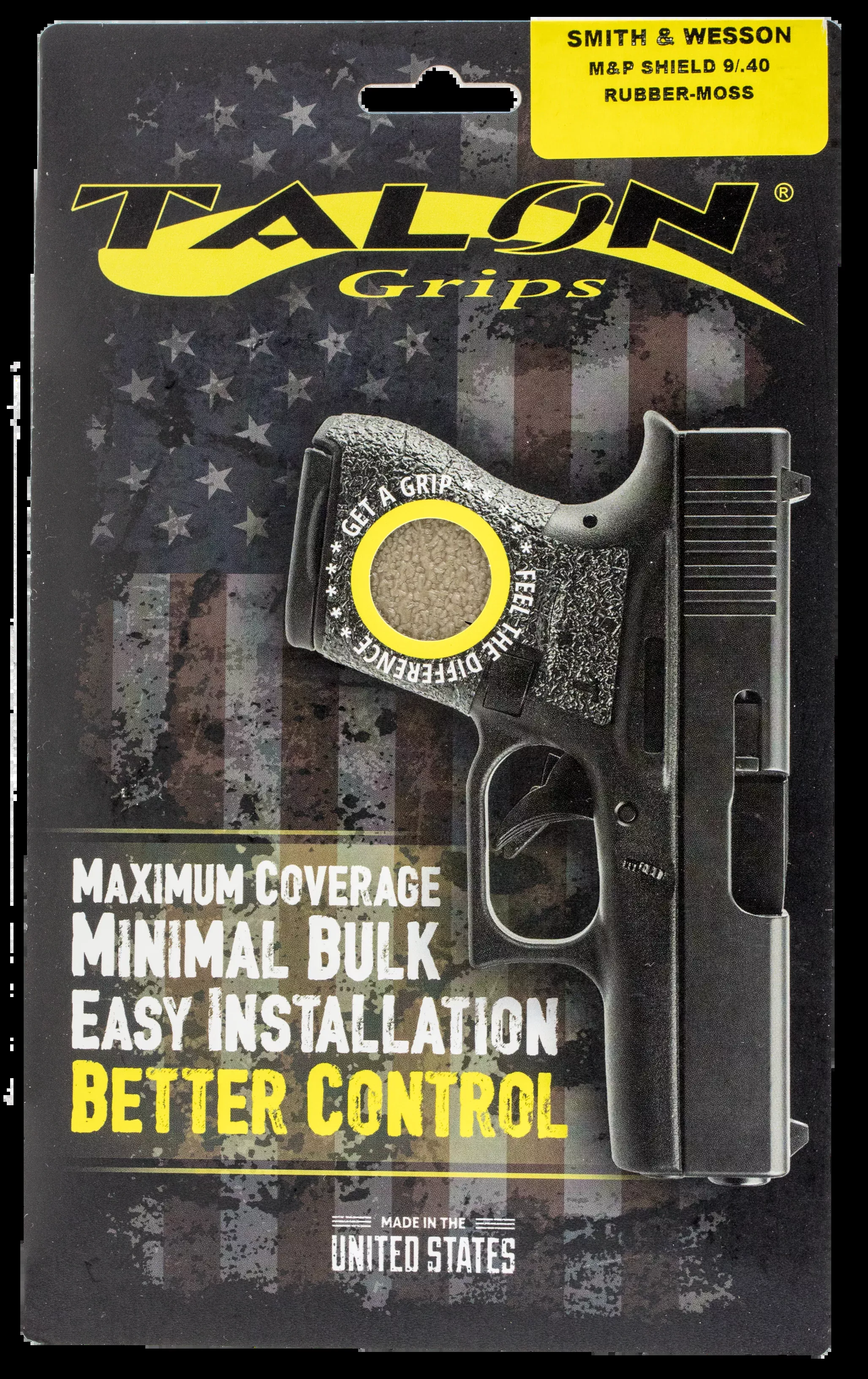 Talon Adhesive Grip, Talon 705m Sw Mp Shield 9/40Moss