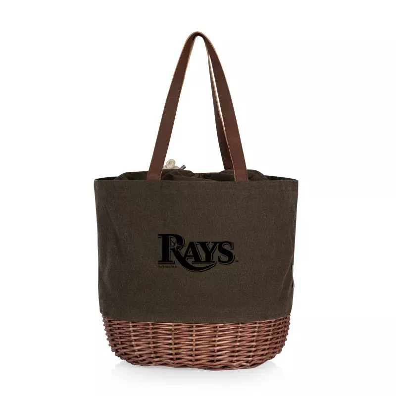 Tampa Bay Rays – Coronado Canvas and Willow Basket Tote