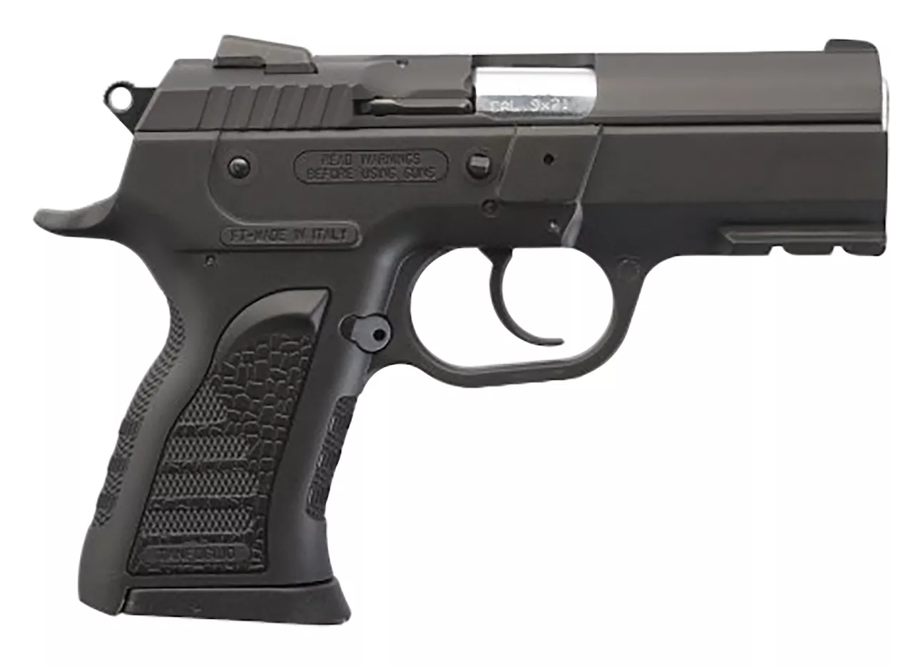 Tanfoglio Force P 9mm Luger Pistol 3.60" Black TFCOMPACTF9