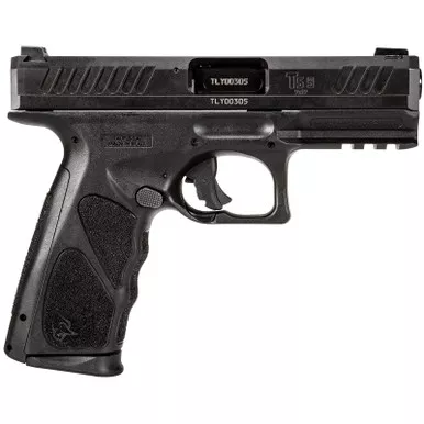 Taurus 1TS9SR041 TS9 Full Size Frame 9mm Luger 17+1 4" Matte Black Steel Barrel, Matte Black Serrated Steel Slide, Matte Black Polymer Frame w/Picatinny Rail, Black Polymer Grip, Includes 2 Magazines