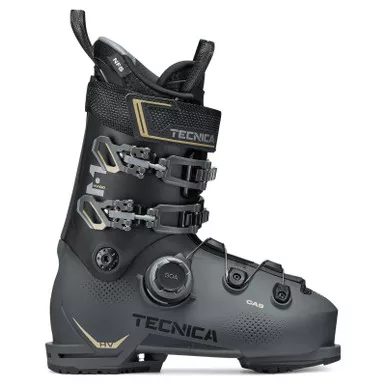 TECNICA Men's Mach BOA HV 100 Race Grey Ski Boots (10186DG2-900)