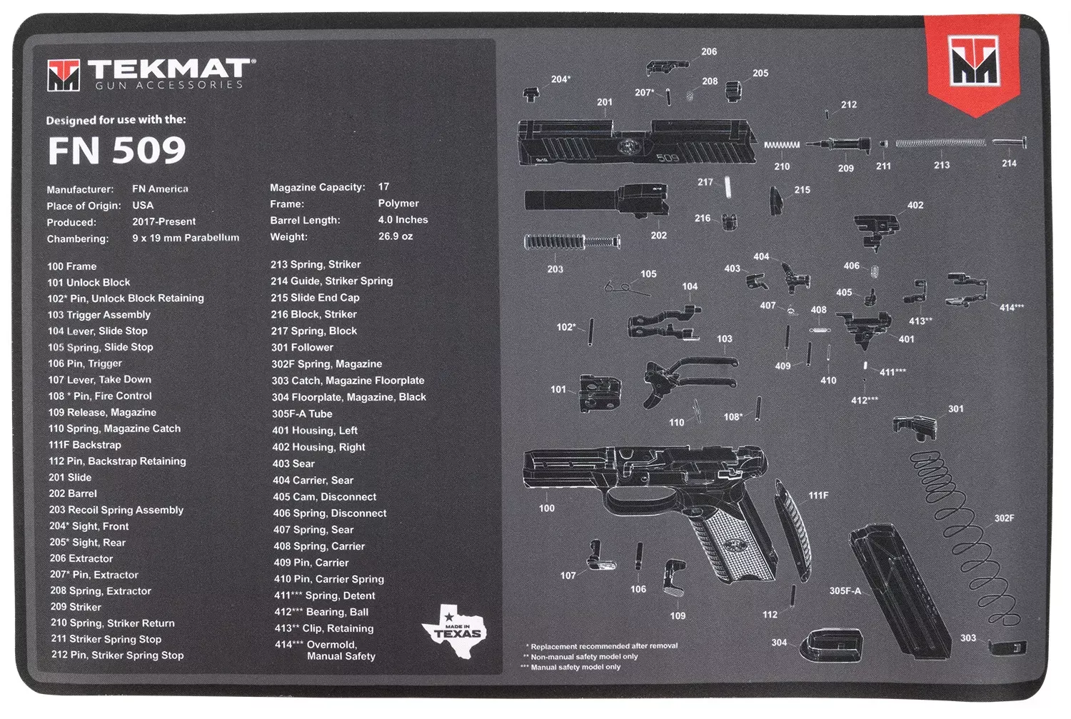 TekMat FN 509 Cleaning Mat