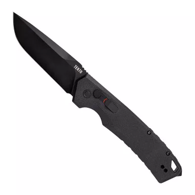 Tekto Knives A3 Delta Automatic Folding Knife 3.60" D2 Drop Point Blade, Ambidextrous Pocket Clip