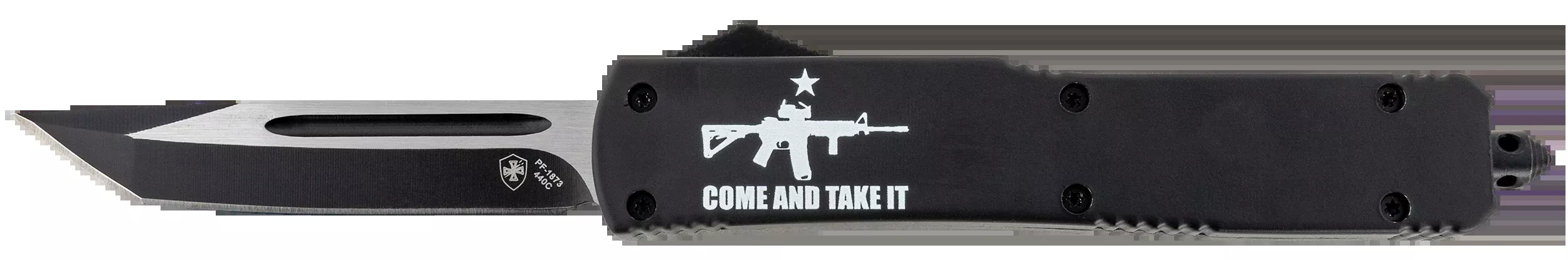 Templar Knife Come And Take It Ar-15, Temp Mar15231 SlimC& Take It Ar15Tanto 440c Bk