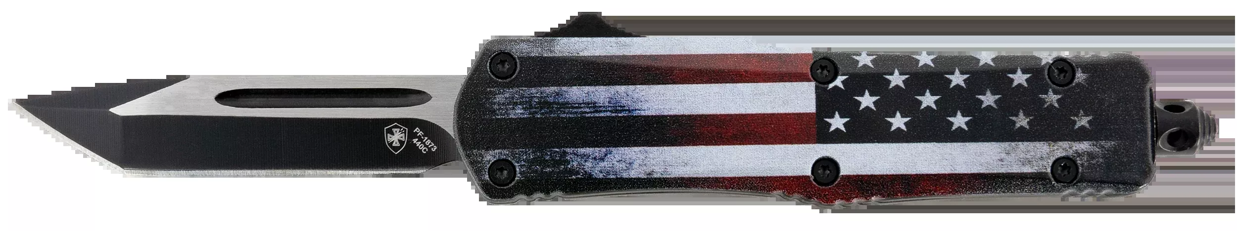 Templar Knife Us Flag, Temp Sus231 Sml Us Tanto 440c Black