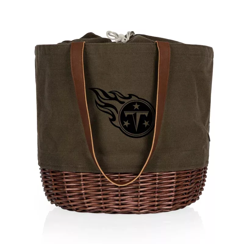 Tennessee Titans – Coronado Canvas and Willow Basket Tote