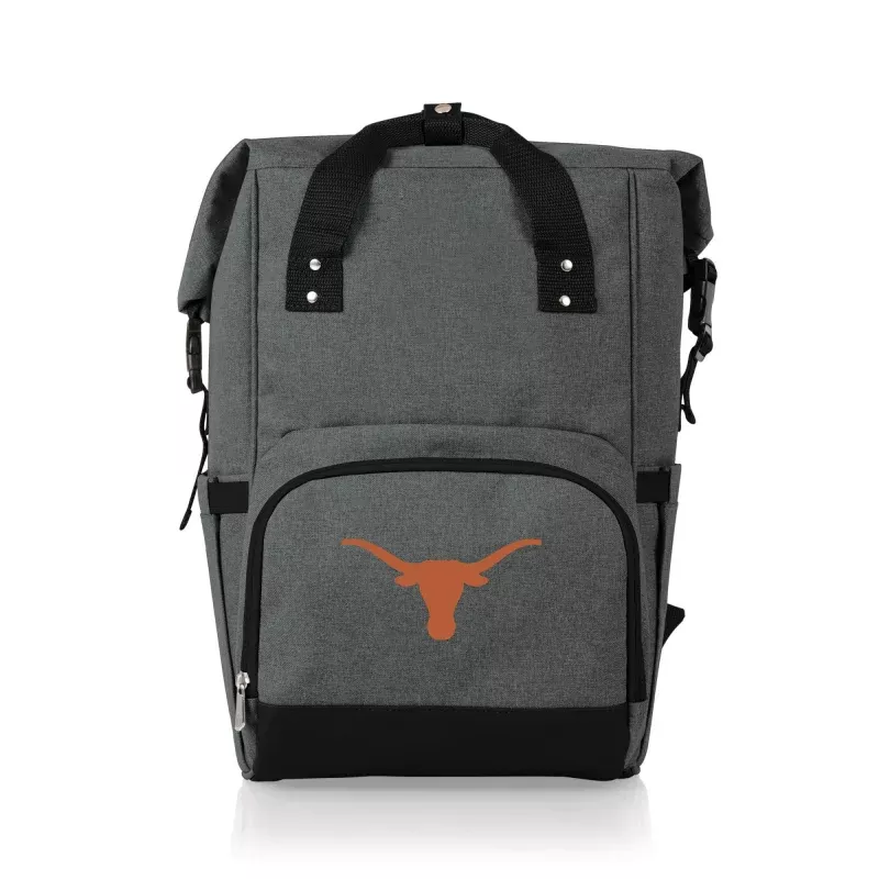 Texas Longhorns – On The Go Roll-Top Backpack Cooler