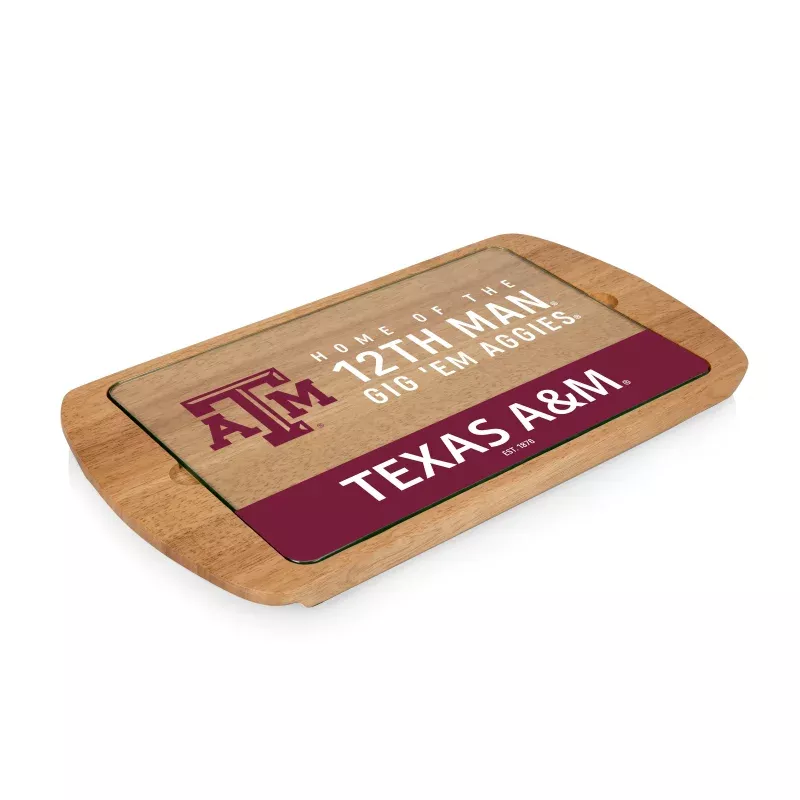 Texas A&M Aggies – Billboard Glass Top Serving Tray