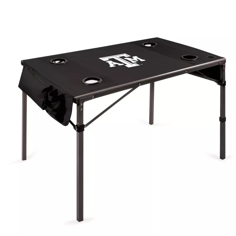 Texas A&M Aggies – Travel Table Portable Folding Table