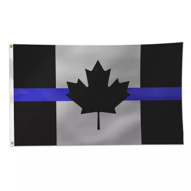 Thin Blue Line BLUE-CANADA-3X5 Canadian Flag with Grommets, 3' x 5'