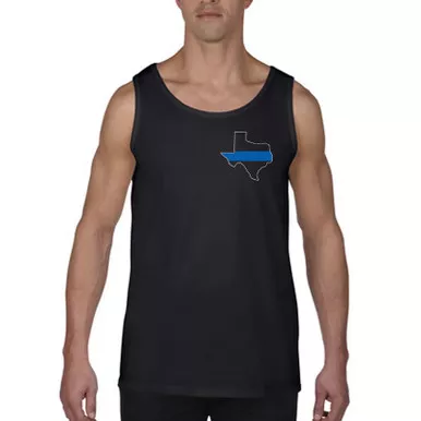 Thin Blue Line Men's Texas Tank Top