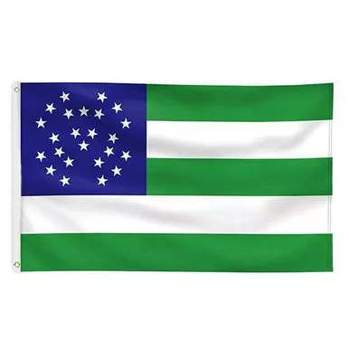 Thin Blue Line NYPD Flag with Grommets, 3' x 5'