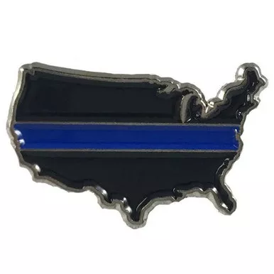 Thin Blue Line PIN-USA USA Pin