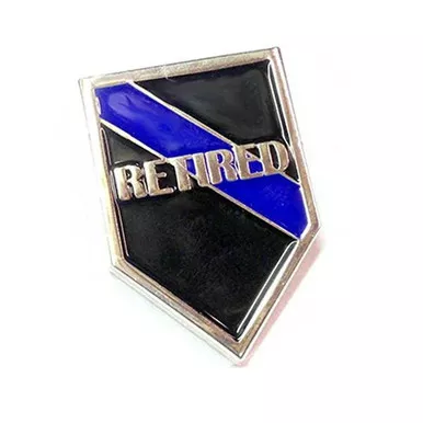 Thin Blue Line RETPIN Retired Officer Pin