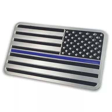 Thin Blue Line REV-TBL-CAR-EMBLEM American Flag Reversed Emblem