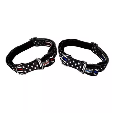 Thin Blue Line Stars & Stripes Dog Collar