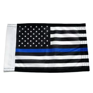 Thin Blue Line TBL-AM-MOT Motorcycle Flag, 6" x 9"