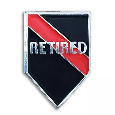 Thin Red Line RETPIN-RED Retired Firefighter Pin