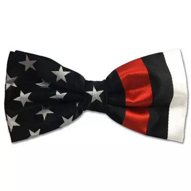 Thin Red Line TBL-RED-AM-BOWTIE American Flag Bow Tie