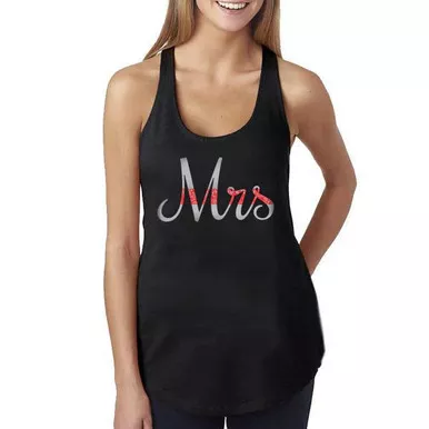 Thin Red Line Women's Mrs. Design Tank Top, Black