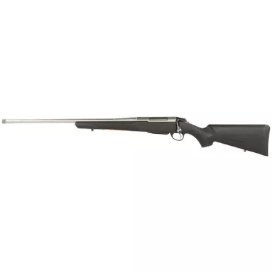 Tikka JRTXB47022MT T3 Lite Full Size 7mm Rem 3+1 22" Stainless Threaded Barrel, Drilled & Tapped Stainless Steel Receiver, Fixed Black Synthetic Stock, Left Hand