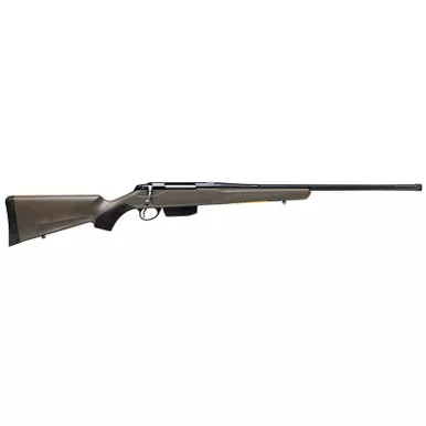 Tikka JRTXGSL37424MT T3x Superlite 7mm PRC 22.40" Blued Fluted Threaded Barrel, Blued Drilled & Tapped Steel Receiver, Fixed Green Synthetic Stock