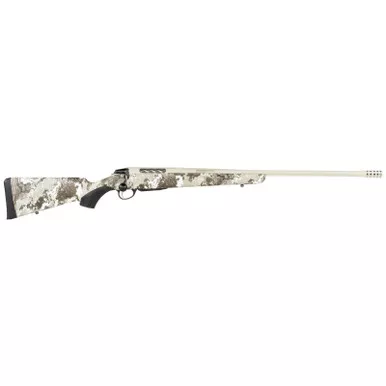 Tikka JRTXVA316 T3x Lite 308 Win 3+1 22.40" Stainless Cerakote Fluted Threaded Barrel, Drilled & Tapped Steel Receiver, Veil Alpine Fixed Synthetic Stock, Black Interchangeable Backstrap Grip