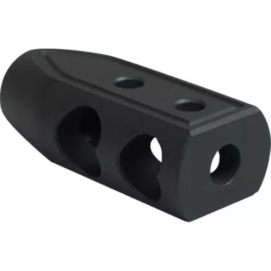 Timber Creek Outdoors 223HBBLC Heart Breaker Muzzle Brake Black Cerakote with 1/2"-28 tpi Threads for 223 Rem AR-Platform