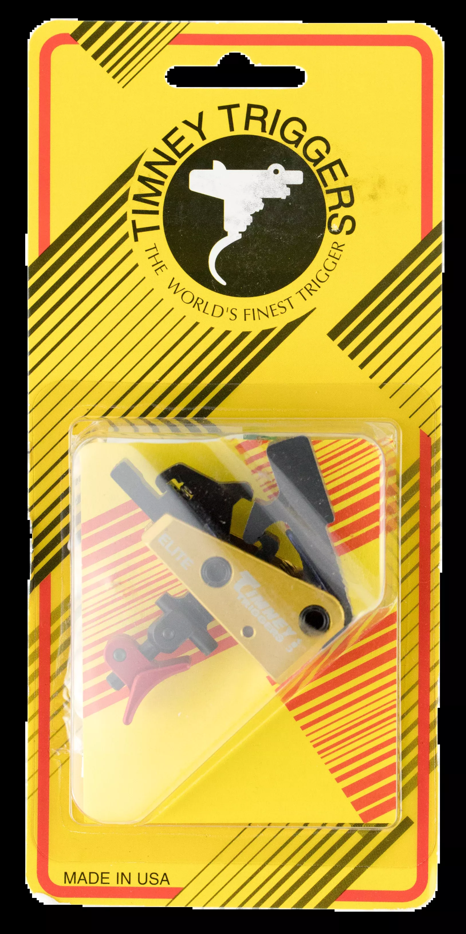 Timney Ar-15 Calvin Elite Trigger Red Adjustable Shoe 1.5 Lb.