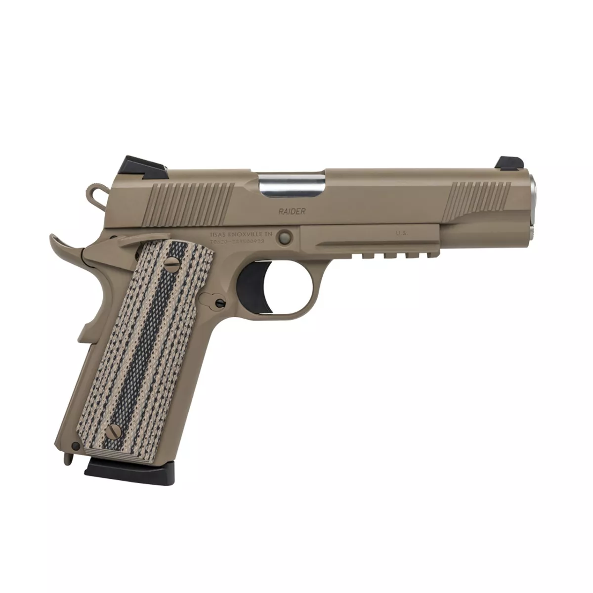 Tisas 1911 Raider 45 ACP Pistol 5" FDE B45RDG