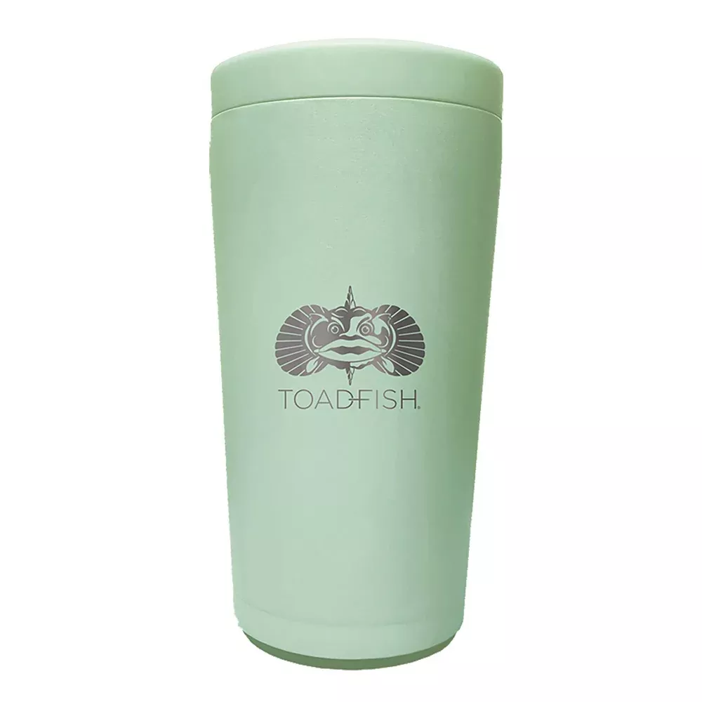 Toadfish Non-Tipping Can Cooler 2.0 – Universal Design – Seagrass